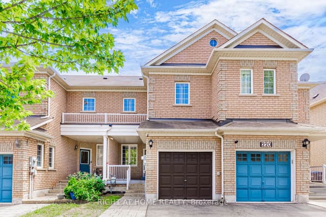 Att/Row/Townhouse at 222 Albright Road, Brampton, ON L6X 5E7