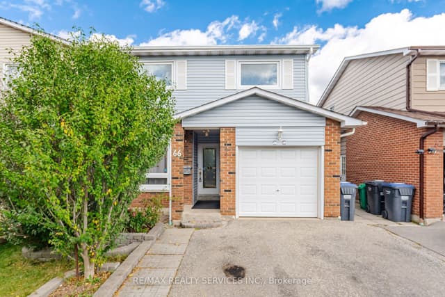 Detached at 66 Hockley Path, Brampton, ON L6V 3R3