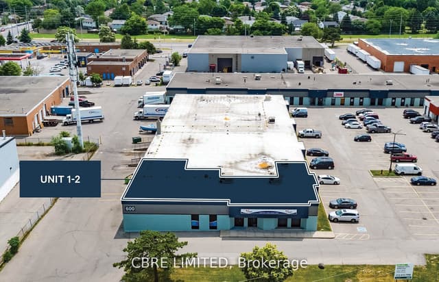 Industrial at 600 Orwell Street 1 - 2, Mississauga, ON L5A 3X6