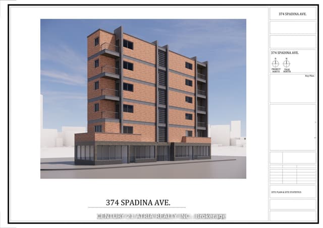 Land at 374 Spadina Avenue, Toronto, ON M5T 2G4, Toronto C01