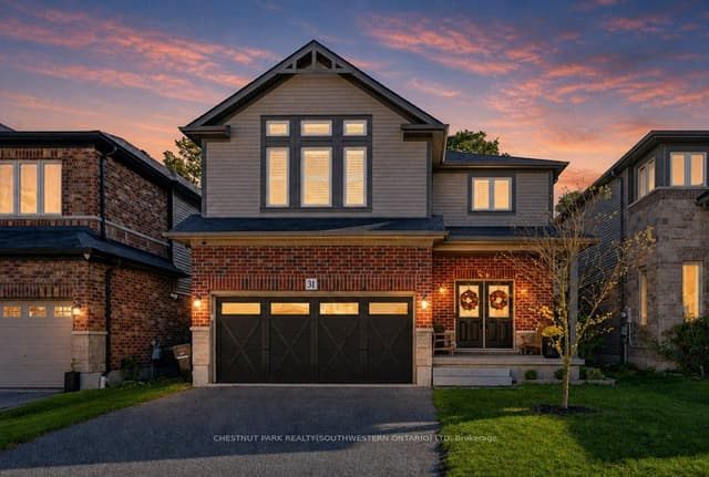 Detached at 31 Elmbank Trail, Kitchener, ON N2R 0B3