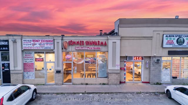 Sale Of Business at 1747 Albion Road 3&4, Toronto, ON M9V 1C3, Toronto W10