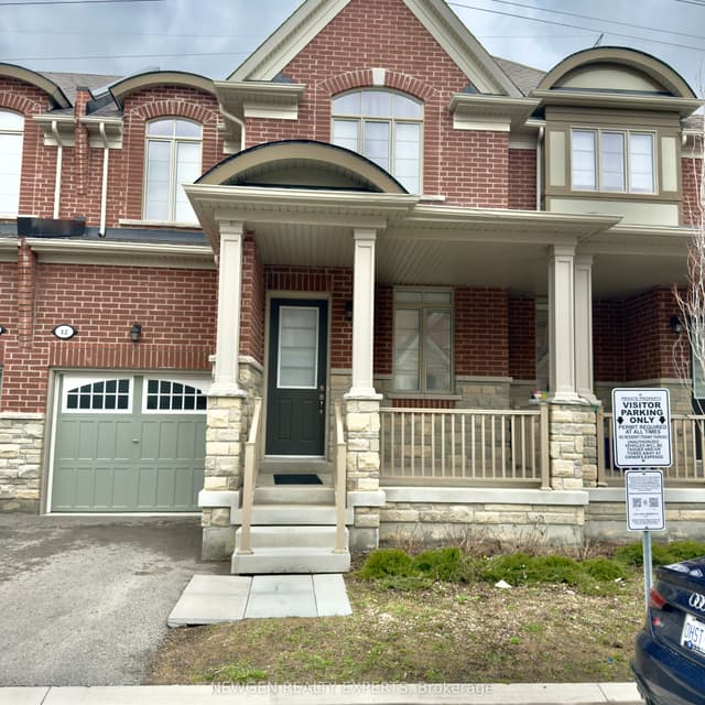 Att/Row/Townhouse at 12 Cachia Lane, Ajax, ON L1T 0P8