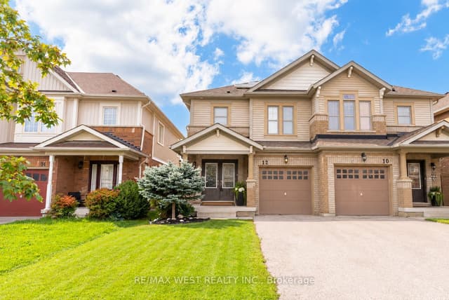 Semi-Detached at 12 Hoard Avenue S, New Tecumseth, ON L9R 0M4
