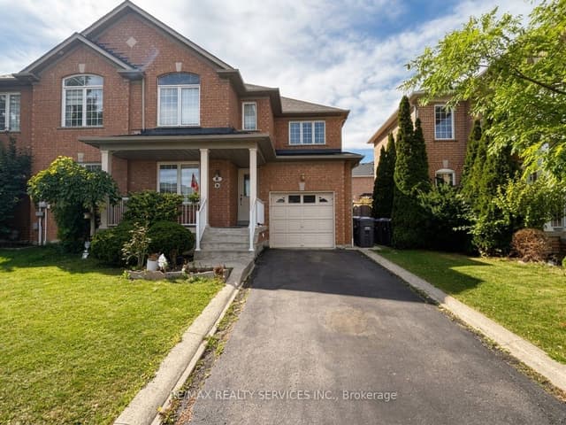 Semi-Detached at 4 Butterchurn Road, Brampton, ON L6X 4V1