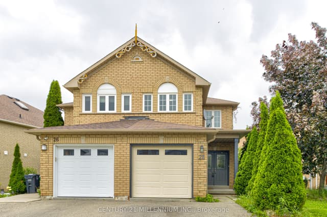 Semi-Detached at 28 Silo Court, Brampton, ON L6X 4S4