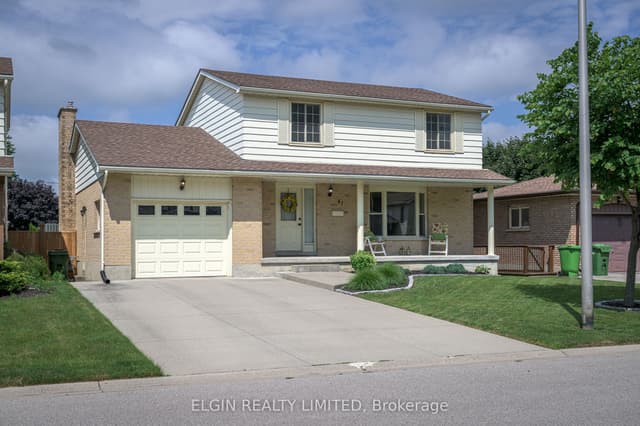 Detached at 41 Luton Crescent, St. Thomas, ON N5R 5J9