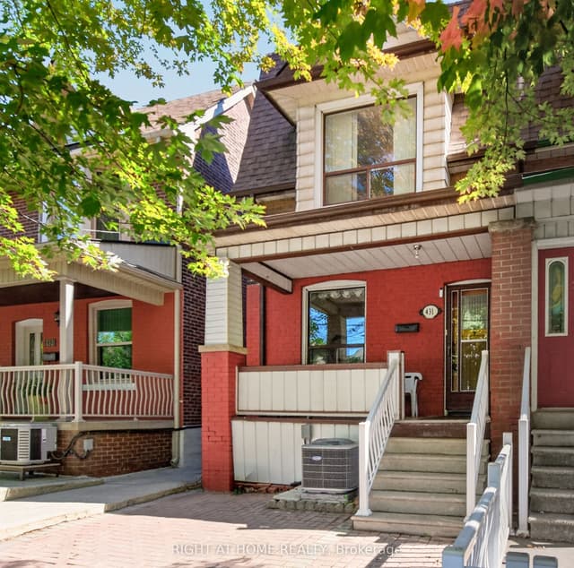 Semi-Detached at 431 Lansdowne Avenue, Toronto, ON M6H 3Y2, Toronto C01