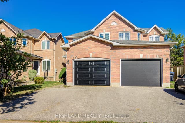 Semi-Detached at 849 Scollard Court, Mississauga, ON L5V 1N1