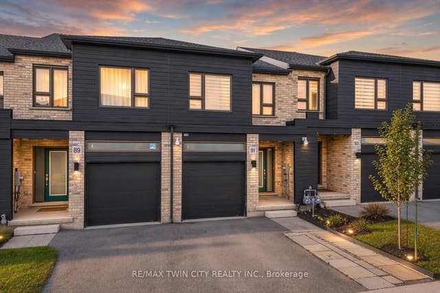 Att/Row/Townhouse at 91 Pony Way, Kitchener, ON N0B 2E0