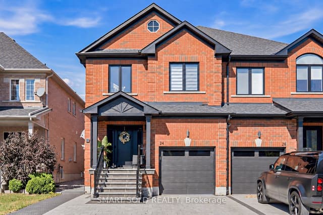 Semi-Detached at 24 Andes Crescent, Vaughan, ON L4H 3H5