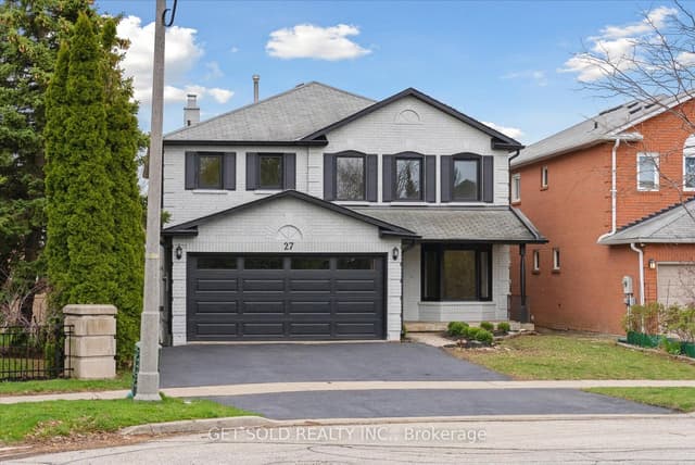 Detached at 27 Edenbridge Drive, Vaughan, ON L4J 7V1