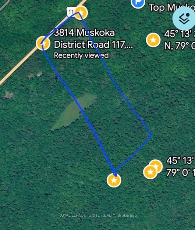 Vacant Land at 0 Highway 117, Lake of Bays, ON P0B 1A0