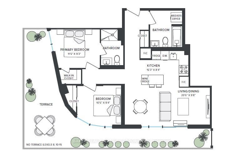 Suite 725 · Floor 7, Unit 725 · 100 Mill St