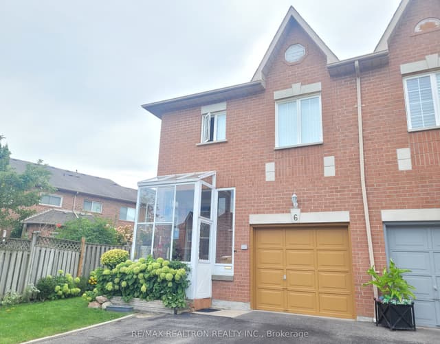 Att/Row/Townhouse at 6 Echo Glen Road, Toronto, ON M1G 3W2, Toronto E09