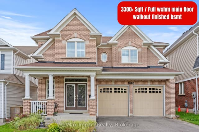 Detached at 1688 Finkle Drive, Oshawa, ON L1K 0H2
