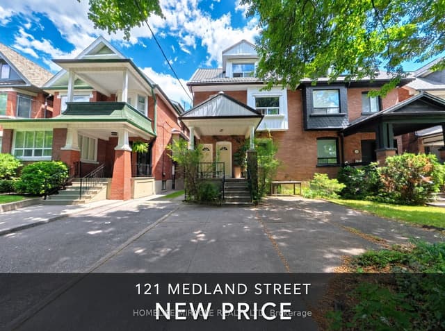 Duplex at 121 Medland Street, Toronto, ON M6P 2N4, Toronto W02
