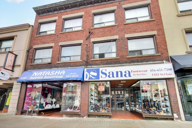 Store W Apt/Office at 1181-1183 St Clair Avenue W, Toronto, ON M6E 1B5, Toronto W03
