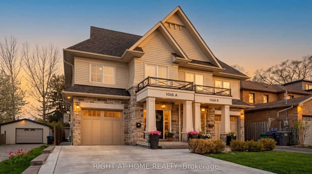 Semi-Detached at 1068A Shaw Drive, Mississauga, ON L5G 3Z4