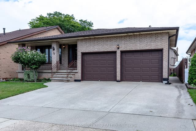 Detached at 72 Henley Drive, Hamilton, ON L8E 3Z6