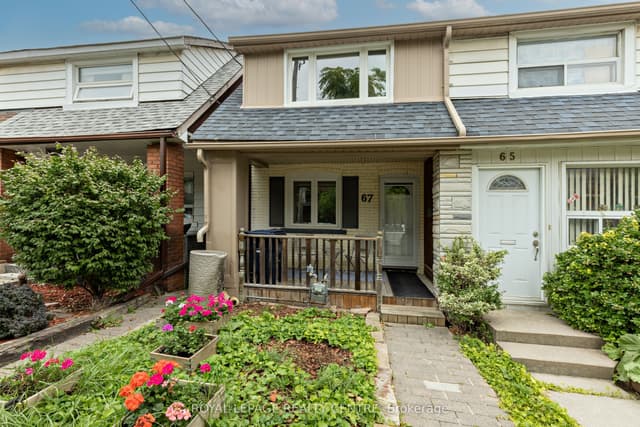 Semi-Detached at 67 Alton Avenue, Toronto, ON M4L 2M3, Toronto E01