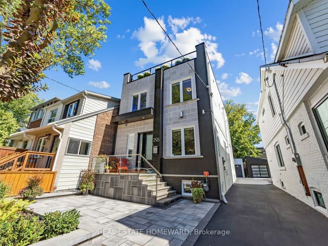 Detached at 293 Rhodes Avenue, Toronto, ON M4L 3A4, Toronto E01