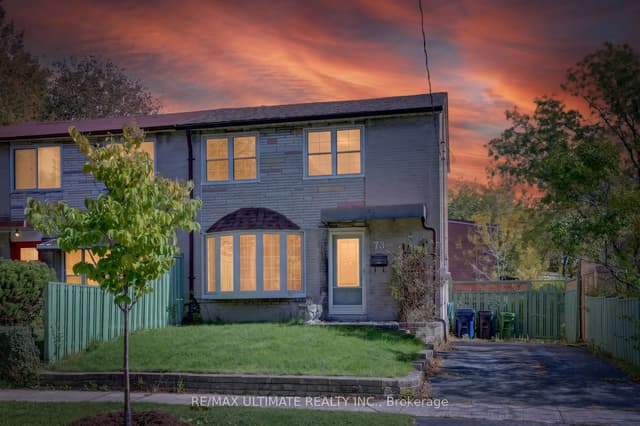 Semi-Detached at 73 Chestnut Crescent, Toronto, ON M1L 1Y6, Toronto E04