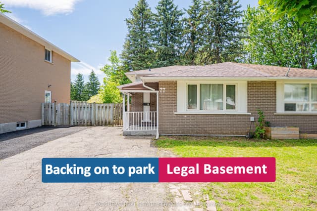 Semi-Detached at 77 Overlea Drive, Kitchener, ON N2M 1S9