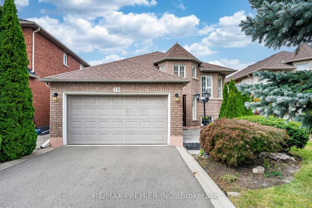 Detached at 78 Coalbrook Court, Vaughan, ON L4L 9B6