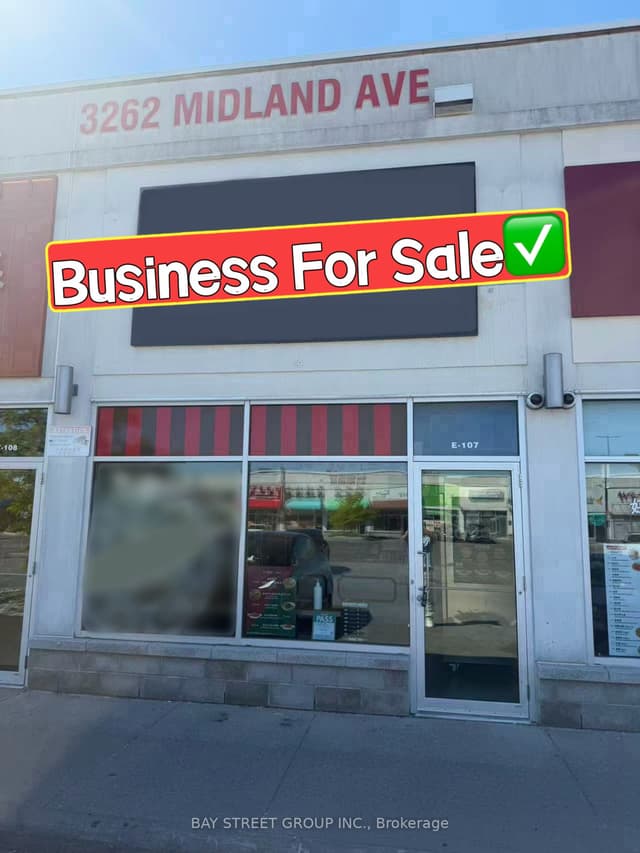 Sale Of Business at 3262 Midland Avenue E107, Toronto, ON M1V 0C6, Toronto E07