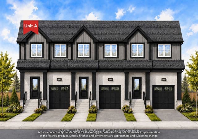 Att/Row/Townhouse at 91 Roseview Avenue Unit A, Cambridge, ON N1R 4B1