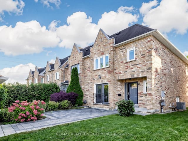 Att/Row/Townhouse at 81 Lichfield Road, Markham, ON L3R 0W9