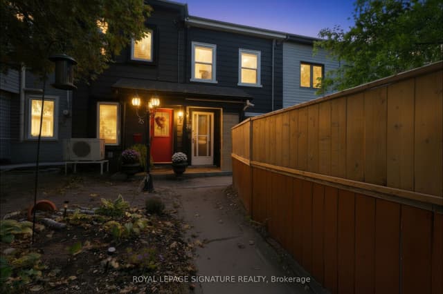 Att/Row/Townhouse at 23 Myrtle Avenue, Toronto, ON M4M 2A3, Toronto E01