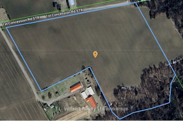Vacant Land at 2515 1st Conc Rd Road, Norfolk, ON N4B 2W4