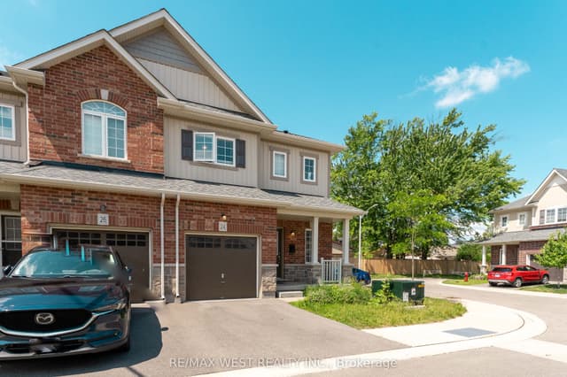 Att/Row/Townhouse at 24 Dewberry Drive, Kitchener, ON N2B 0A9