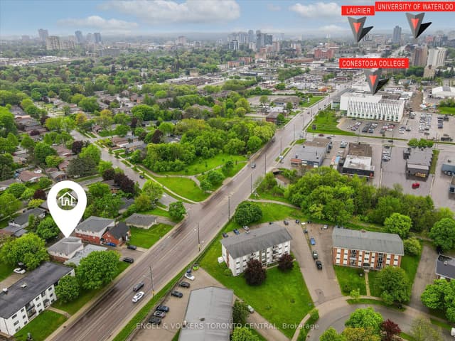 Fourplex at 155 University Avenue E, Waterloo, ON N2J 2W4
