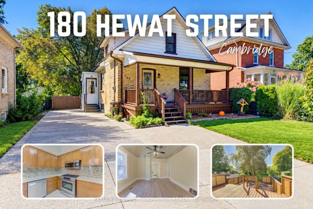 Detached at 180 Hewat Street, Cambridge, ON N3H 4H1