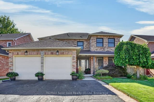 Detached at 12 Beasley Crescent, Cambridge, ON N1T 1J9