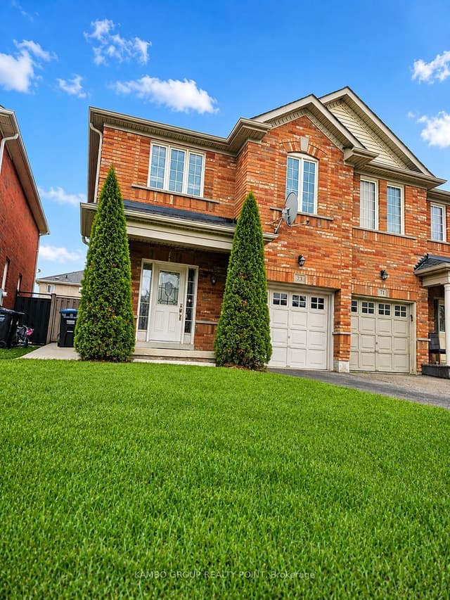 Semi-Detached at 73 Hollingsworth Circle, Brampton, ON L7A 0J4