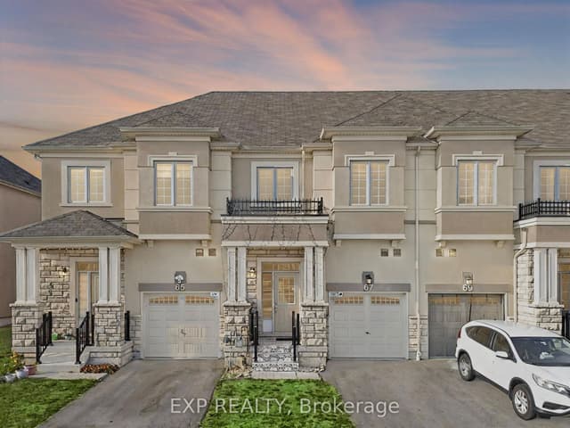 Att/Row/Townhouse at 67 Bilanski Farm Road, Brantford, ON N3S 0J6