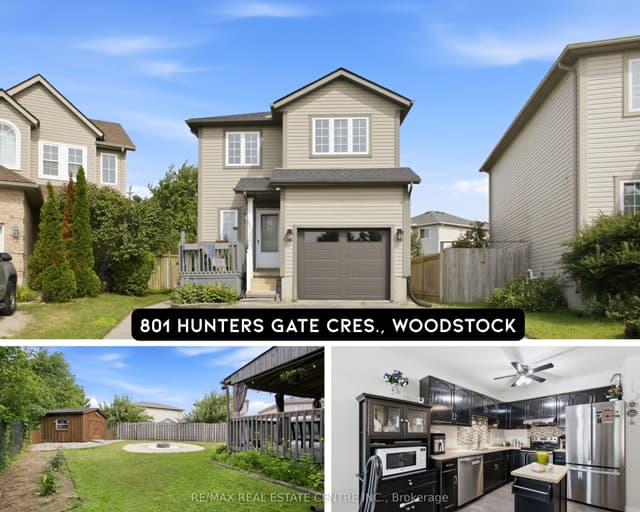 Detached at 801 Hunters Gate Crescent, Woodstock, ON N4V 1G3