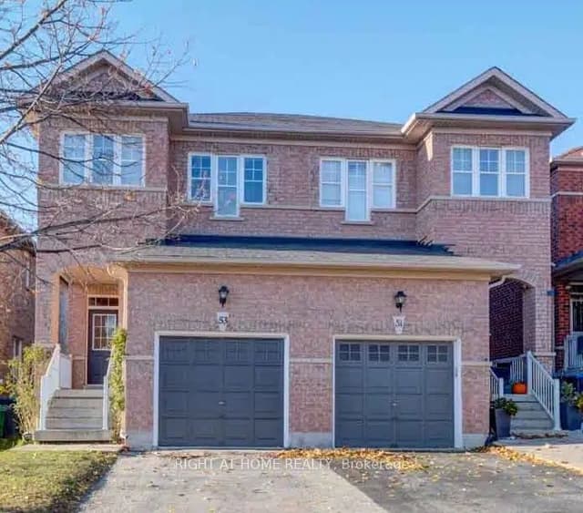 Semi-Detached at 53 Silent Pond Crescent, Brampton, ON L6V 4S9