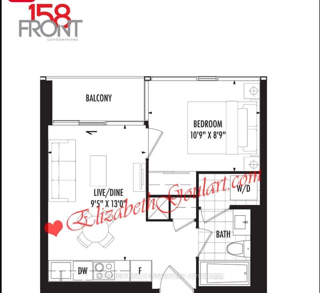 Condo Apartment at 158 Front Street N 1212, Toronto, ON M5A 0K9, Toronto C08