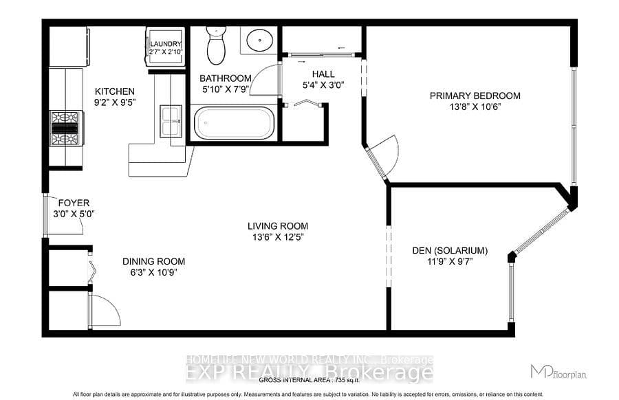 Suite 617 · Floor 6, Unit 617 · 1001 Bay St