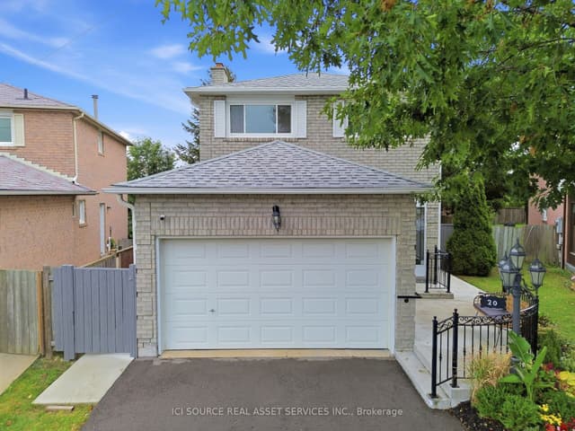 Detached at 20 Kesteven Crescent, Brampton, ON L6W 4E1
