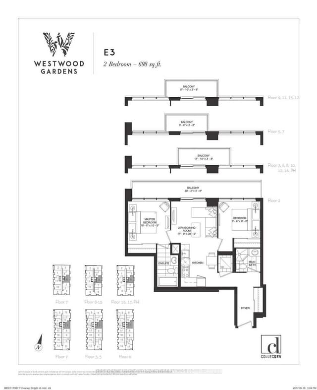 Condo Apartment at 3 Rosewater Street 207W, Richmond Hill, ON L4C 5T6