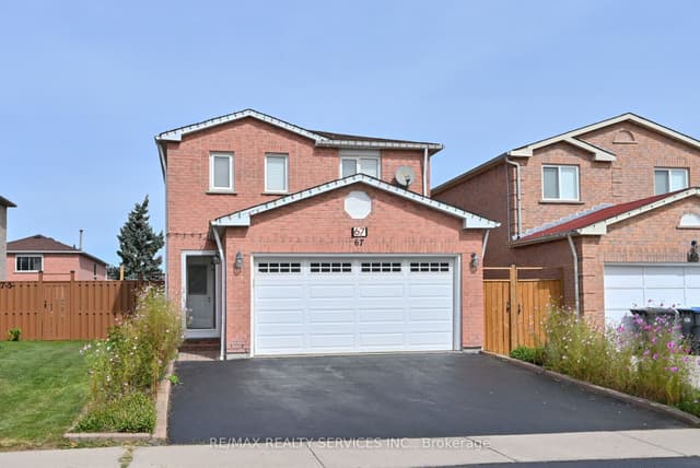 Detached at 67 Sandmere Avenue, Brampton, ON L6Z 4A4