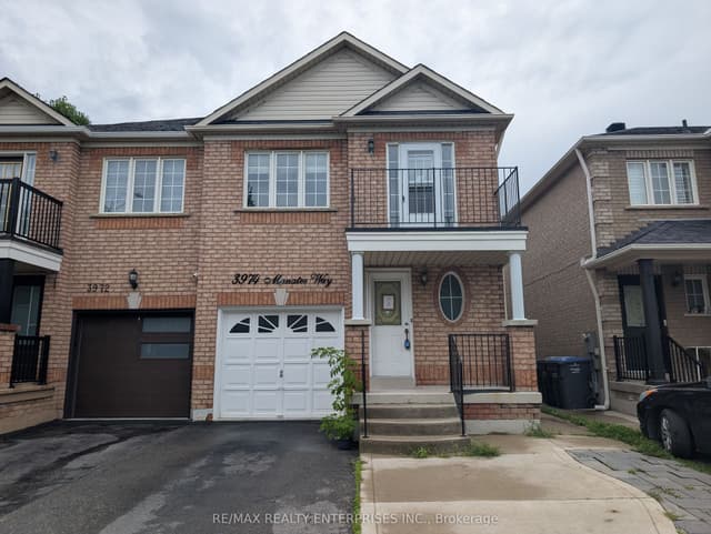 Semi-Detached at 3974 Manatee Way, Mississauga, ON L5M 6P5