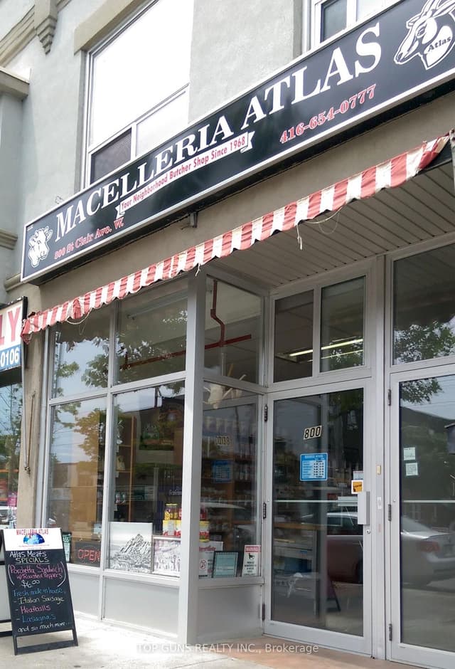 Sale Of Business at 800 St Clair Avenue W, Toronto, ON M6C 1B6, Toronto C03