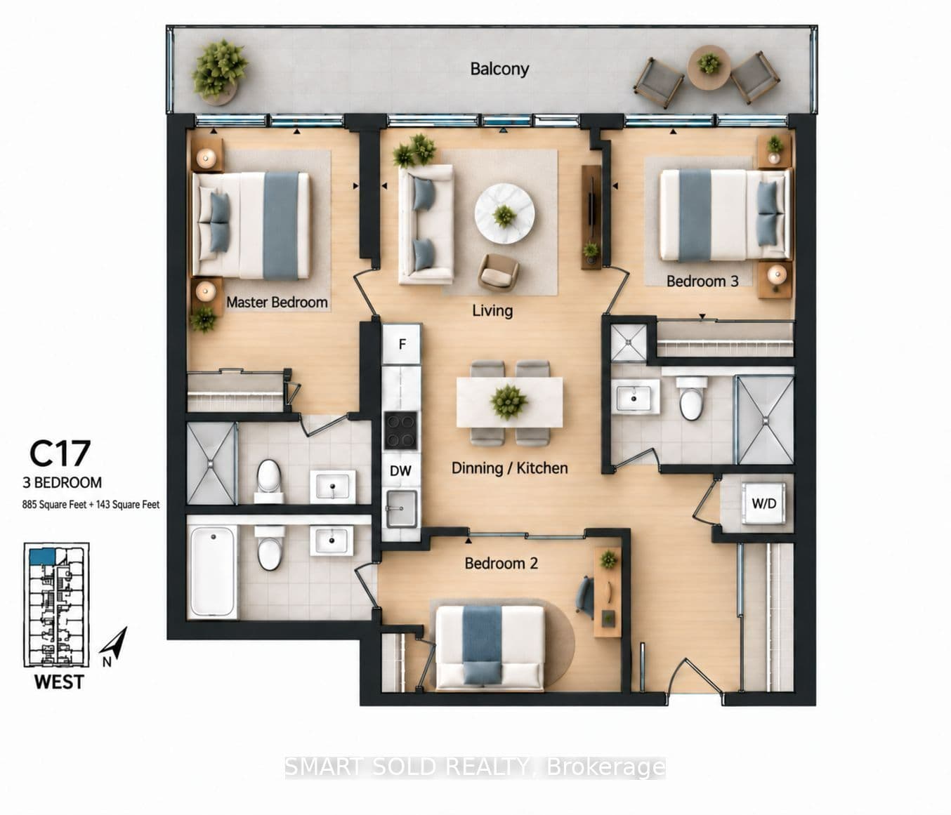 Suite LPH 2930, Unit LPH 2930 · 135 Lower Sherbourne St W